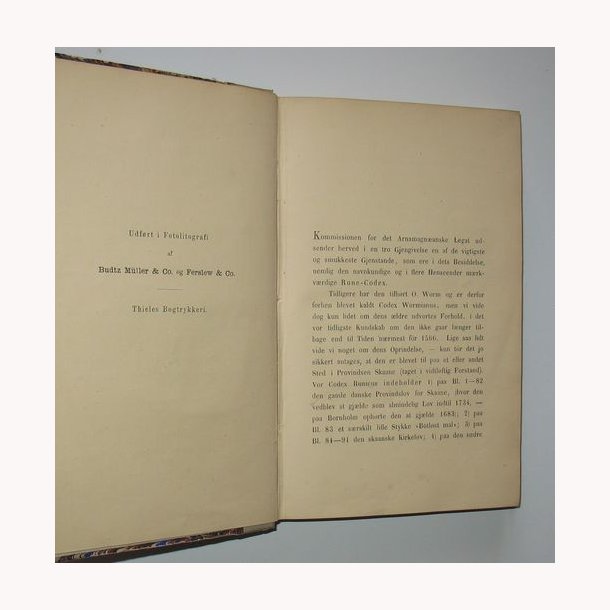 Arnamagnanske Haandskrifter - Codes Runicus