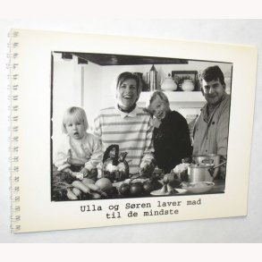Ulla og Sren laver mad til de mindste