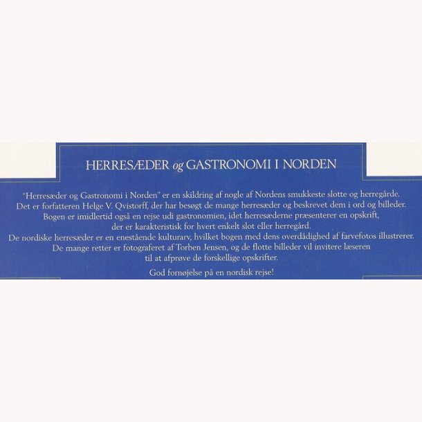 Herresder og gastronomi i norden