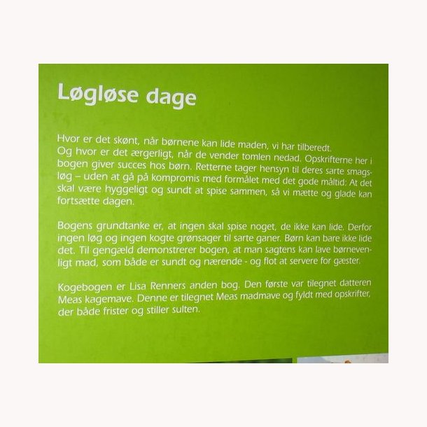 Lglse dage - familiemad for brn