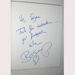 Boserup&acute;s krlighed - en kogebog - signeret