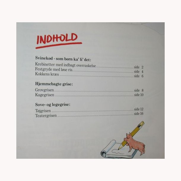 Grisesjov - en koge- og legebog