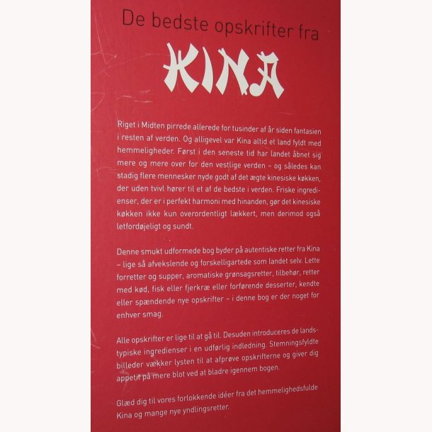 De bedste opskrifter fra Kina