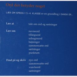 Ord der betyder noget