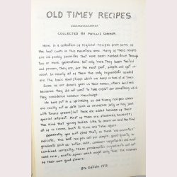 Old Timey Recipes