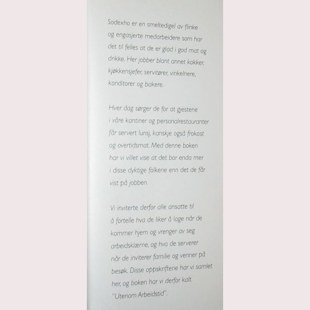 Sodexho...utenom arbeidstid