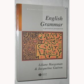 English Grammar a generative perspective
