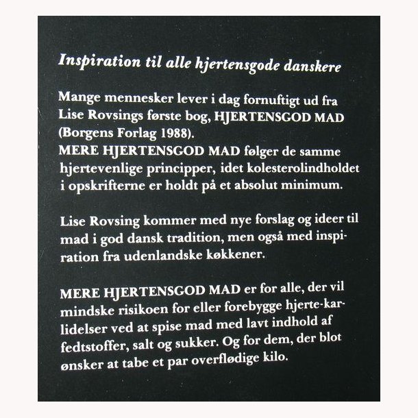 Mere hjertens god mad