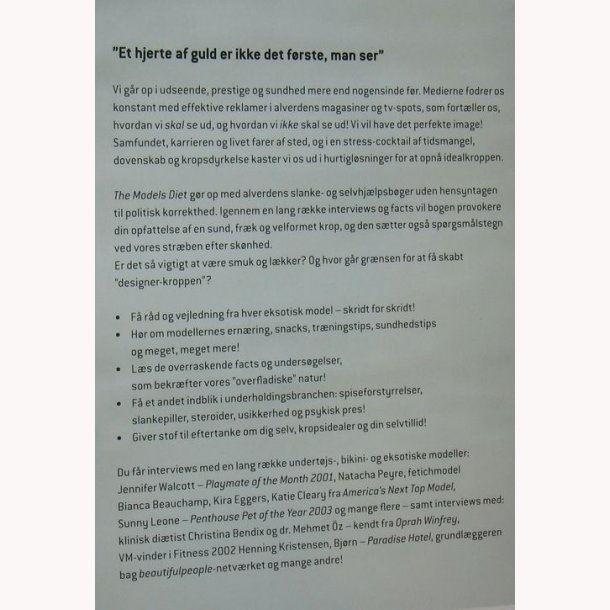 The models diet - Mere end en krop
