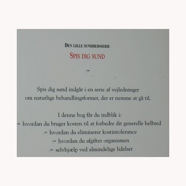 Spis dig sund - Den lille sundhedsserie