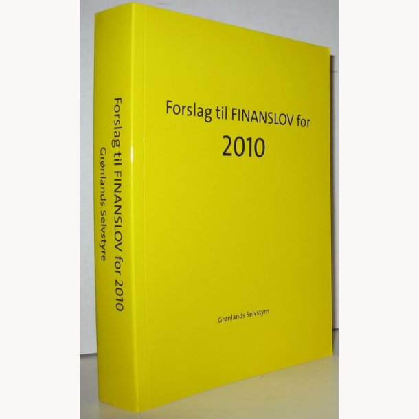 Forslag til finanslov for 2010