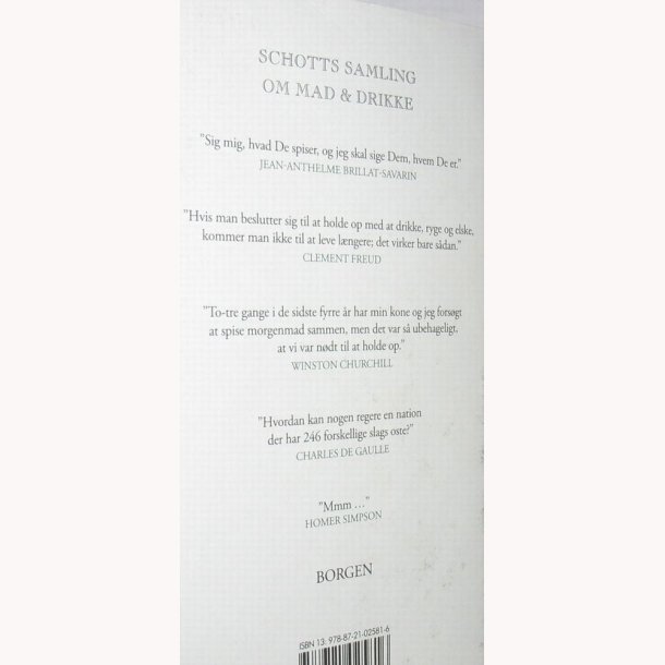 Schotts samling om mad &amp; drikke: Ben Schott