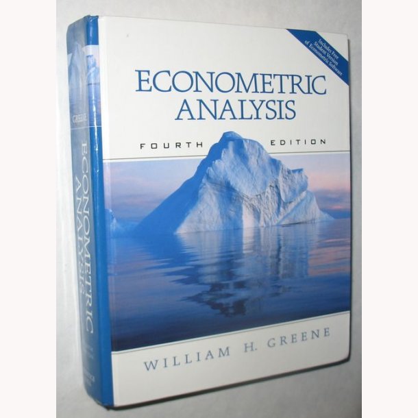 Econometric Analysis - fourth edition + CD