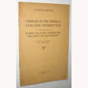 Uddrag af fru Rdels samlede opskrifter