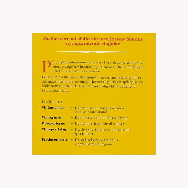 P vinopdagelse - Sdan smager vinen