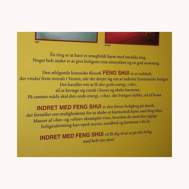 Indret med Feng Shui
