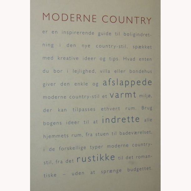 Moderne Country