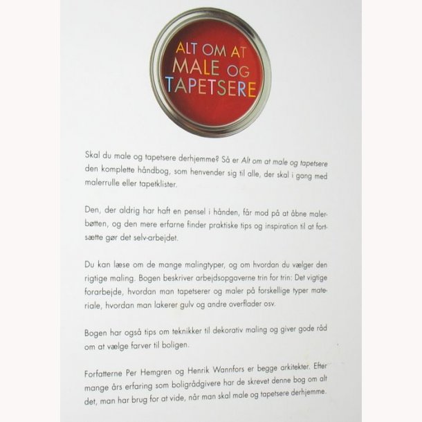Alt om at male og tapetsere