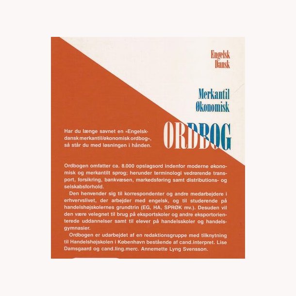 Merkantil konomisk Ordbog