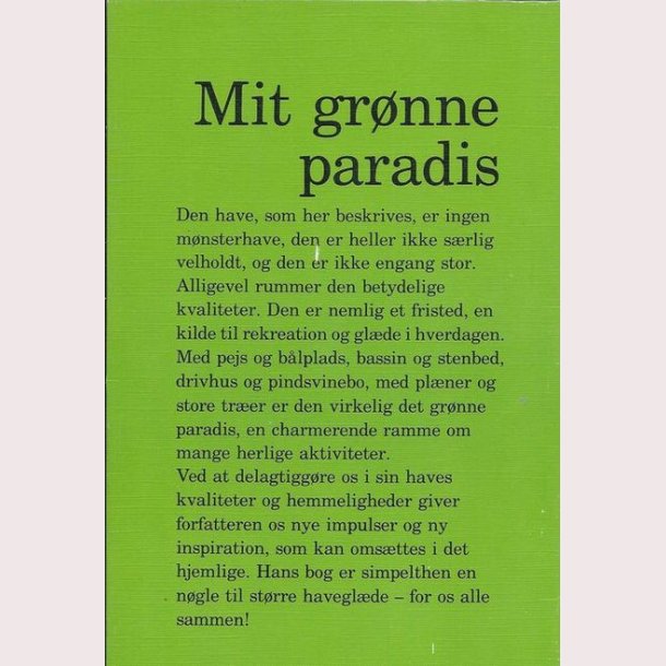 Mit grnne paradis - min have