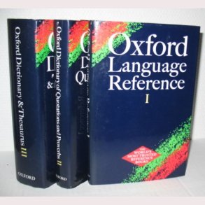 Oxford Dictionary & Thesaurus bind l-lll