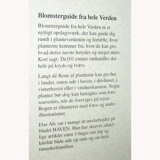 Blomsterguide - fra hele verden