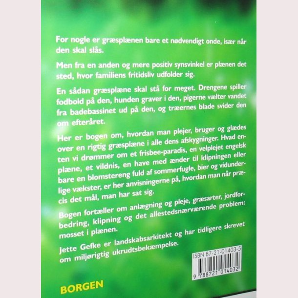 Den kologiske grsplne