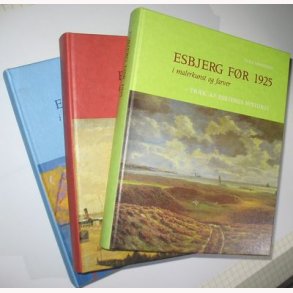 Esbjerg i malerkunst og farver Bind 1-3