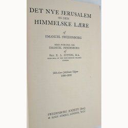 Det nye Jerusalem og dets Himmelske l�re: Emanuel Swedenborg