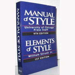 Manual Of Style & The Elements Of Style