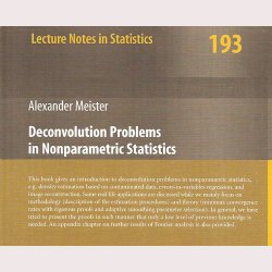 Deconvolution Problems In Nonparametric Statistics