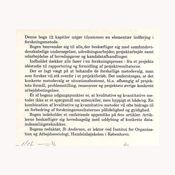 Valg af organisationssociologiske metoder