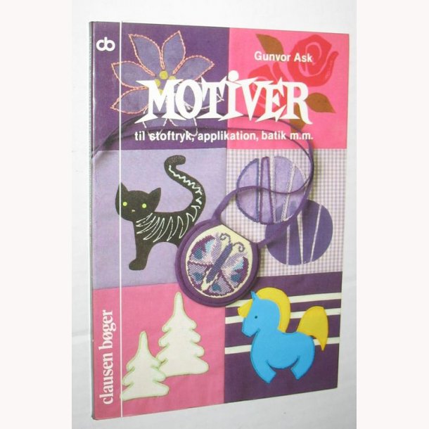 Motiver til stoftryk, applikation, batik m.m