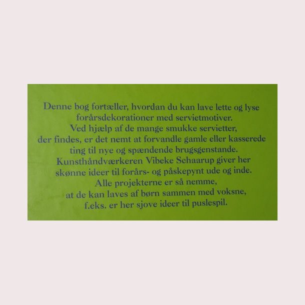 Servietmotiver - Forrsideer