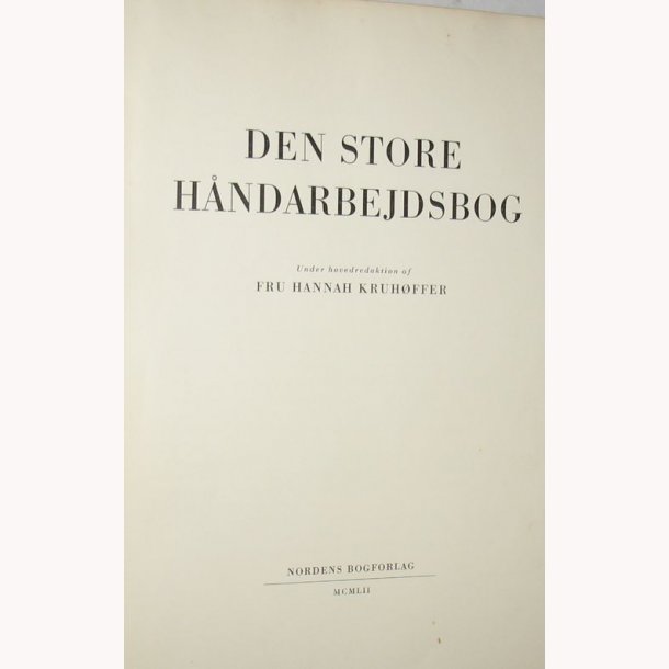 Den store Hndarbejdsbog