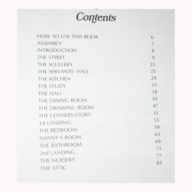 Make your own Victorian House