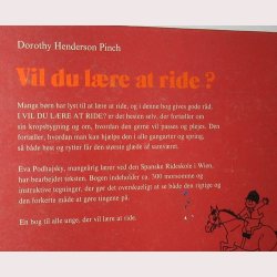 Vil du lre at ride?
