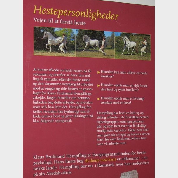 Hestepersonligheder: Klaus Ferdinand Hempfling 