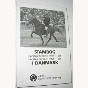 Stambog islandske hingste i Danmark 1994-1995