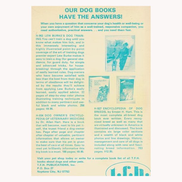 How to raise and train a foxterrier