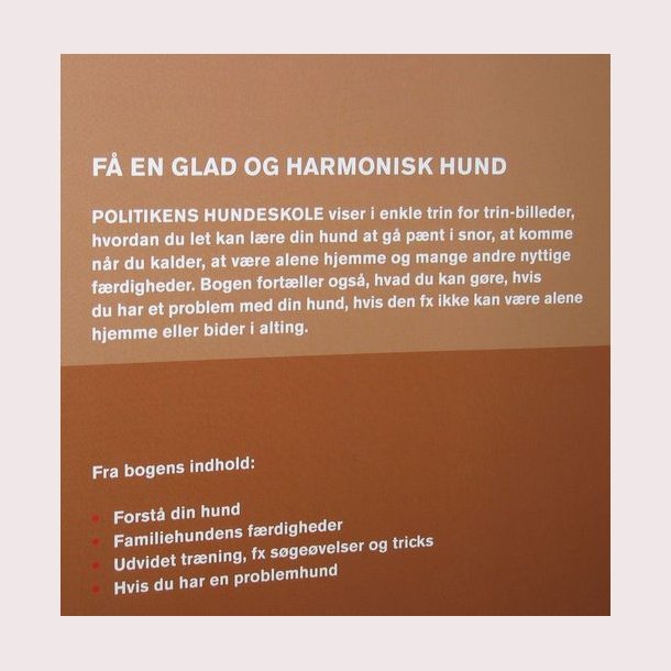 Politikens hundeskole