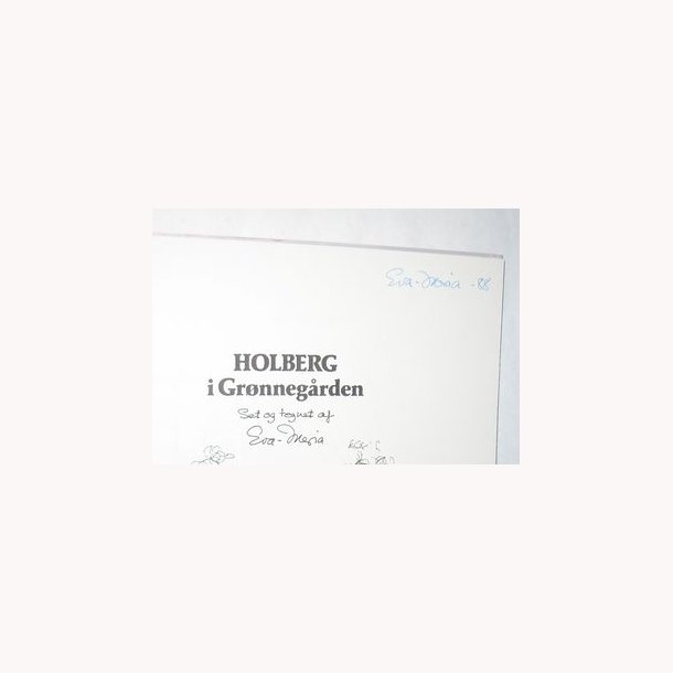 Holberg i Grnnegrden - signeret