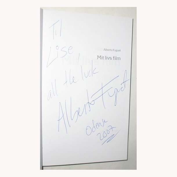 Mit livs film - signeret