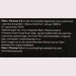 Film i 70&acute;erne bind l + ll