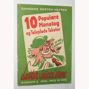 Sangkos Sketch Hefte nummer 2 - 1946