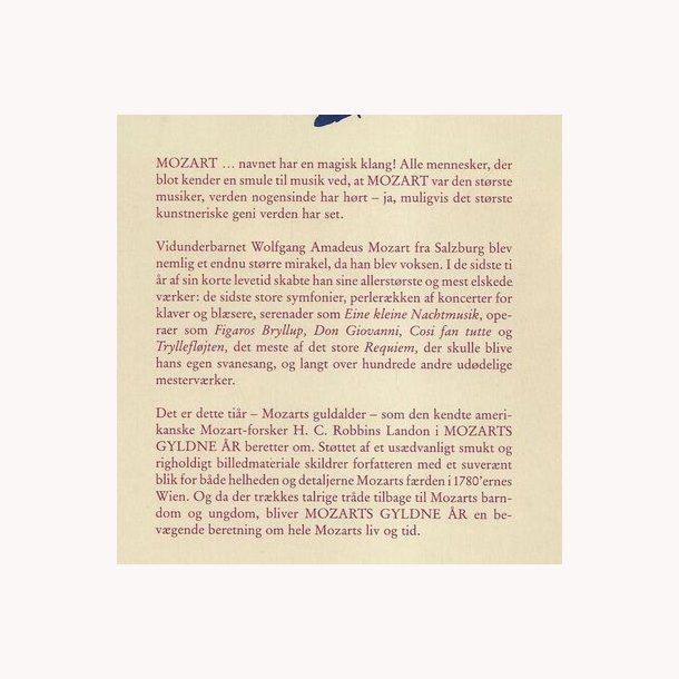 Mozarts gyldne r 1781-1791