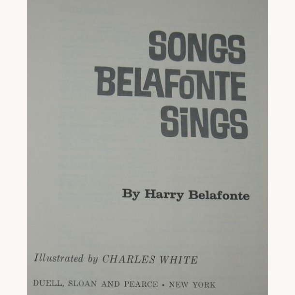 Songs that Belafonte Sings