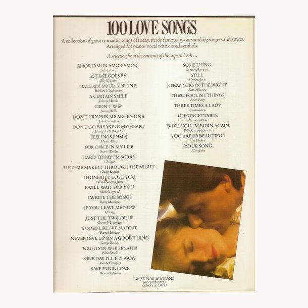 100 love songs