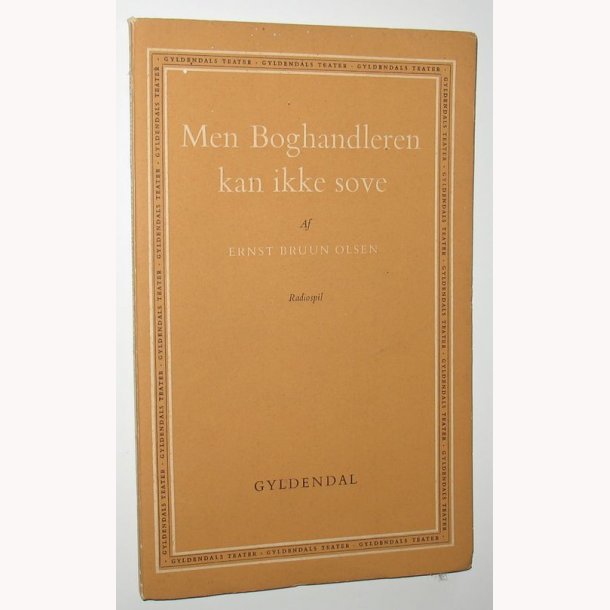 Men Boghandleren kan ikke sove