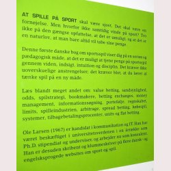 Vind p sport - en guide til sportsspil: Ole Larsen